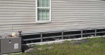 What Is Braced Mobile Home Skirting