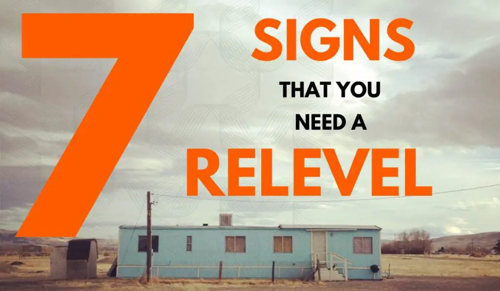 7 signs that you need a relevel